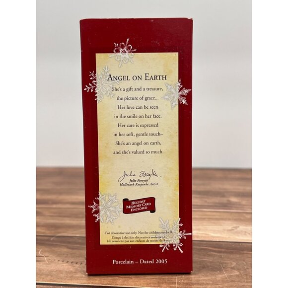 2005 HALLMARK KEEPSAKE ORNAMENT QXG4372 ANGEL ON EARTH MOTHER AND CHILD GLASS - Picture 3 of 11